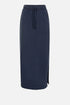 Âme antwerp gauge jersey skirt night sky blue